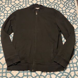 Calvin Klein black zip up sweater